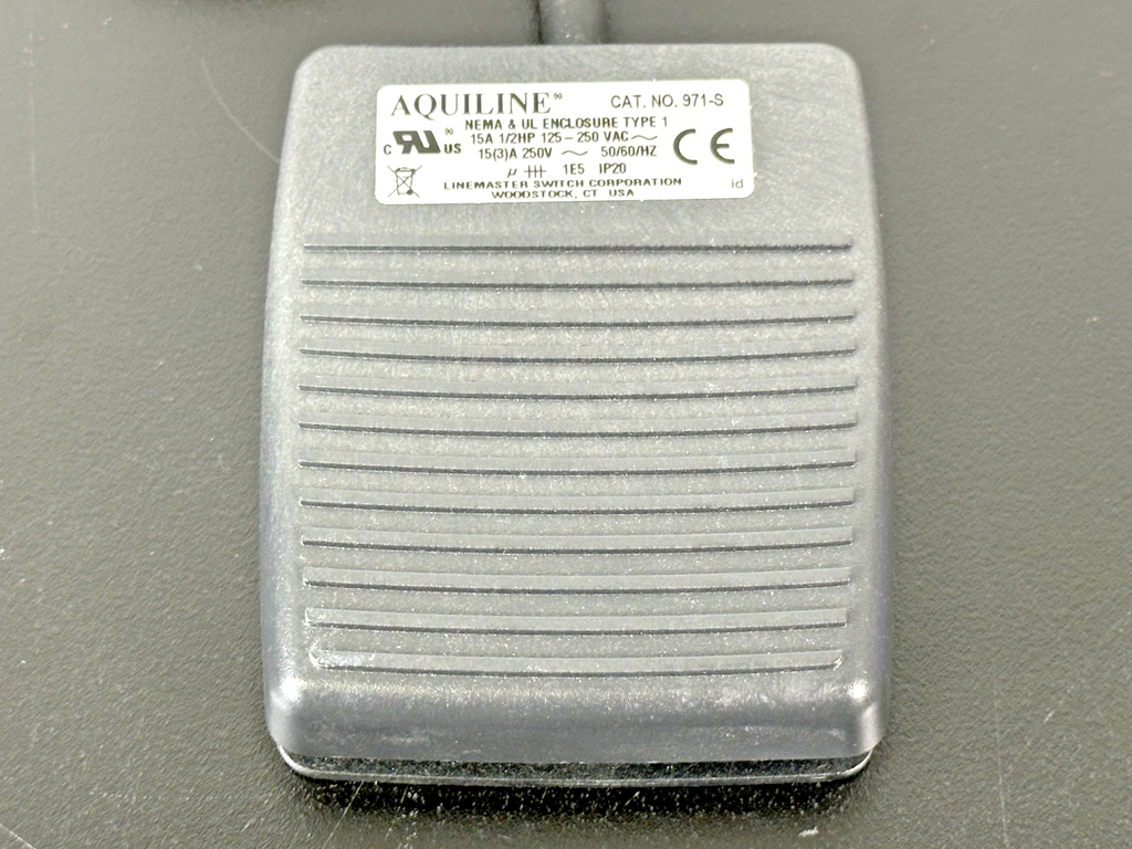 Linemaster Aquiline 971 S Momentary Foot Switch Pedal 15A 250VAC1