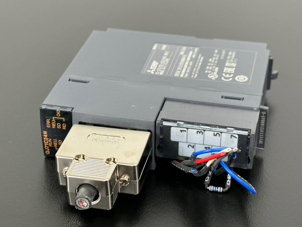 Mitsubishi Electric QJ71C24N Serial Communication Module PLC Used1