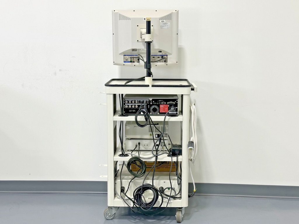 Karl Storz Xenon Nova 175 Telecam DX II Endoscopy Tower Cart Sony UP 51MD9