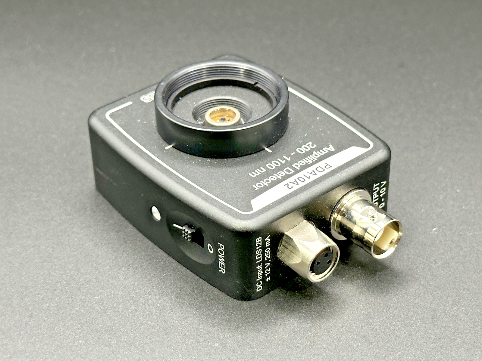 Thorlabs PDA10A2 Si Fixed Gain Amplified Detector 200–1100nm 150MHz1