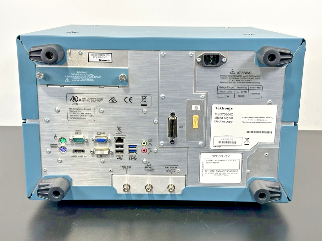 Tektronix MSO70604C 6GHz 25GS/s Mixed Signal Oscilloscope w/ P6780 Kit Working6