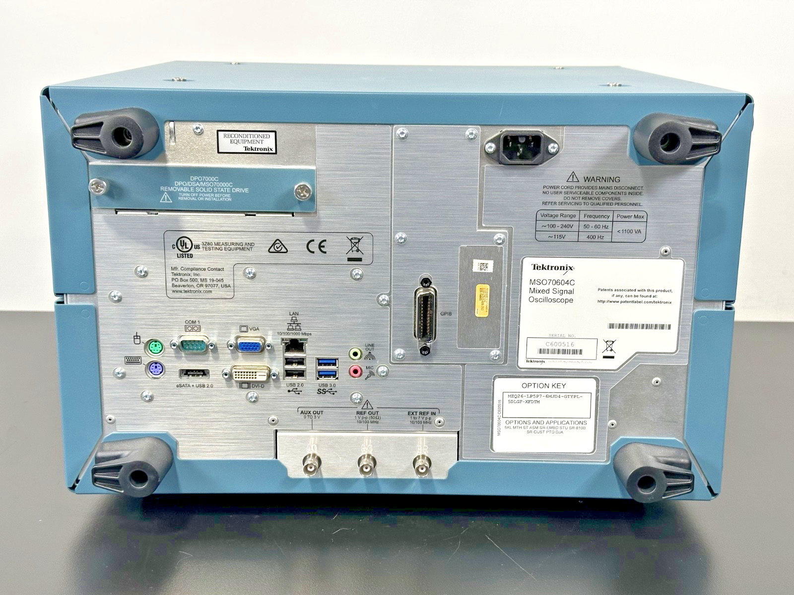 Tektronix MSO70604C 6GHz 25GS/s Mixed Signal Oscilloscope w/ P6780 Kit Working6