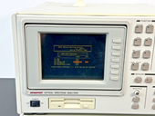 Advantest Q8347 Optical Spectrum Analyzer 350–1750nm 2 Piece System Working3