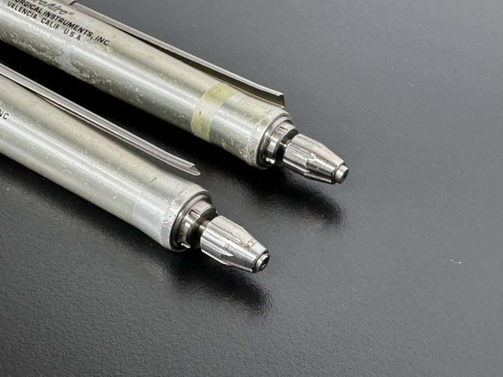 MicroAire Series 200 Pneumatic Surgical Handpiece Lot of 2 Parts Repair2