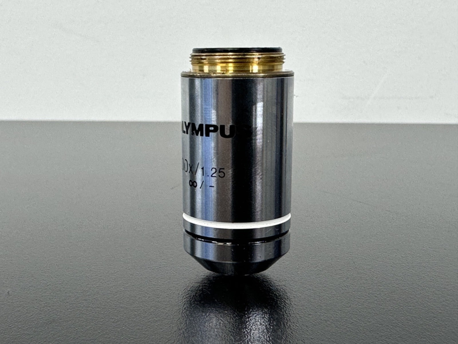 Olympus Plan Objective 100X/1.25 Oil Microscope Objective Lens1