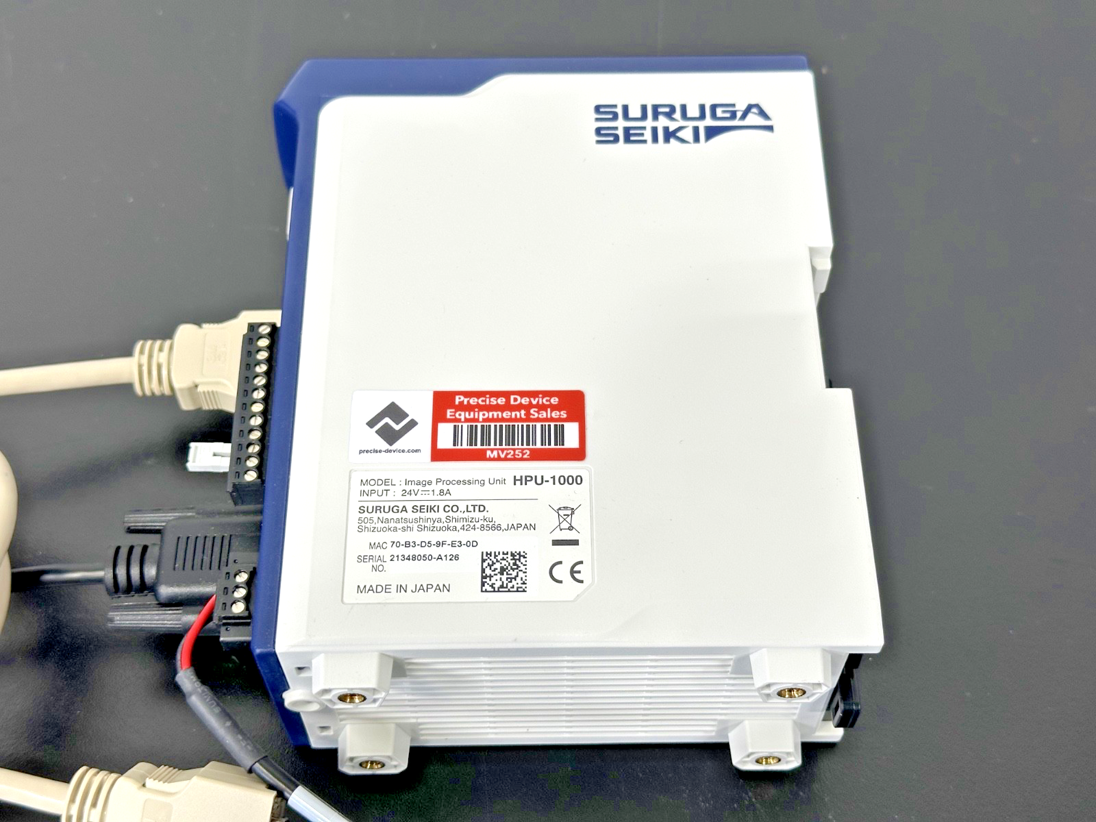 Suruga Seiki HPU 1000 Image Processing Unit Power Supply Cables Powers On6