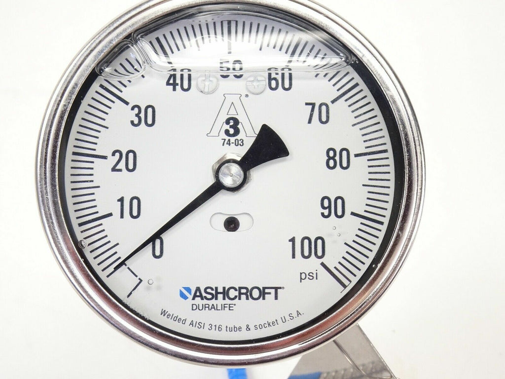 Ashcroft Duralife 74 03 Sanitary Pressure Gauge1