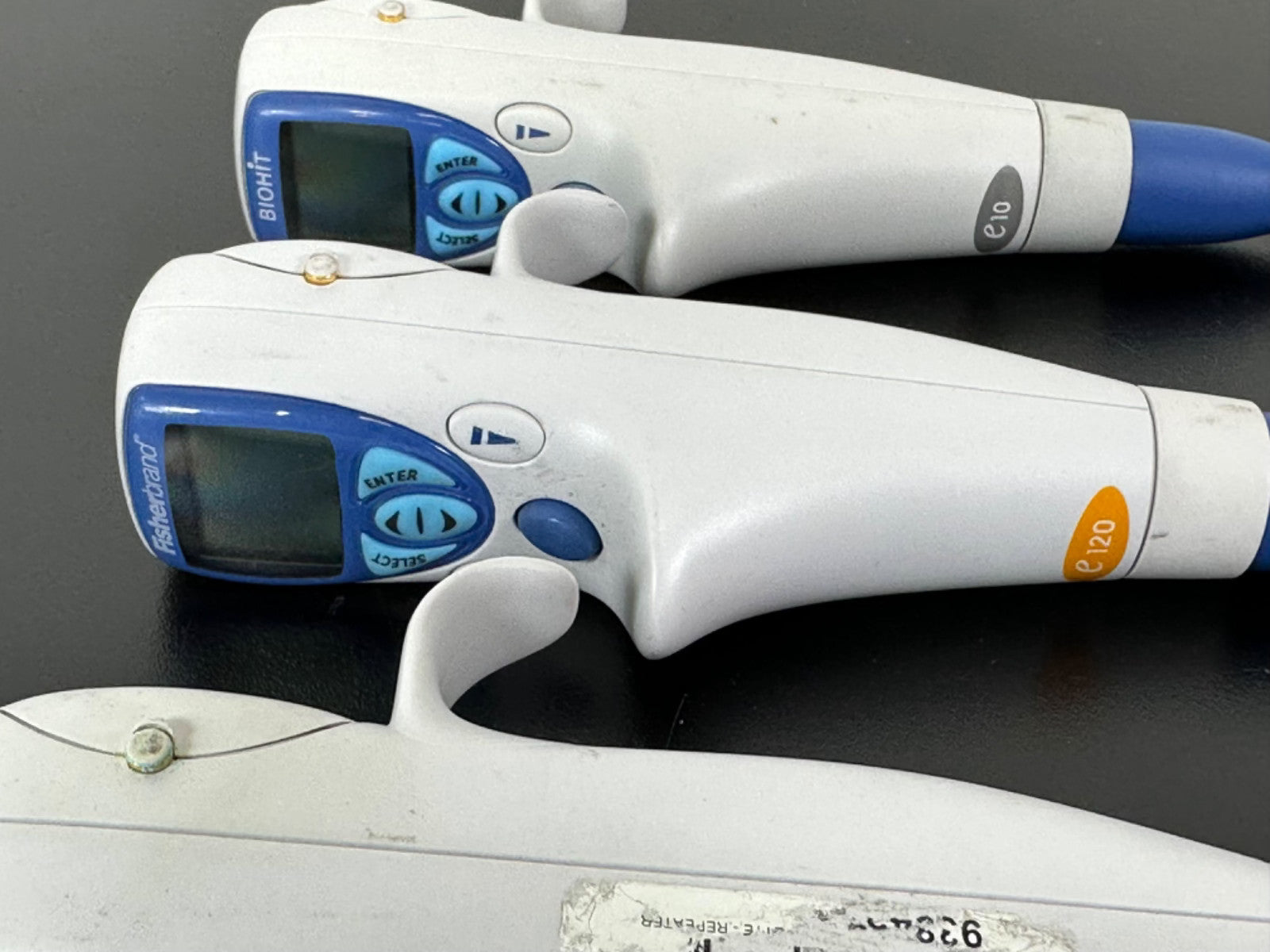 Biohit/Fisherbrand Electronic Pipette Lot e10 e120 e300 e1000 Digital Pipettors3
