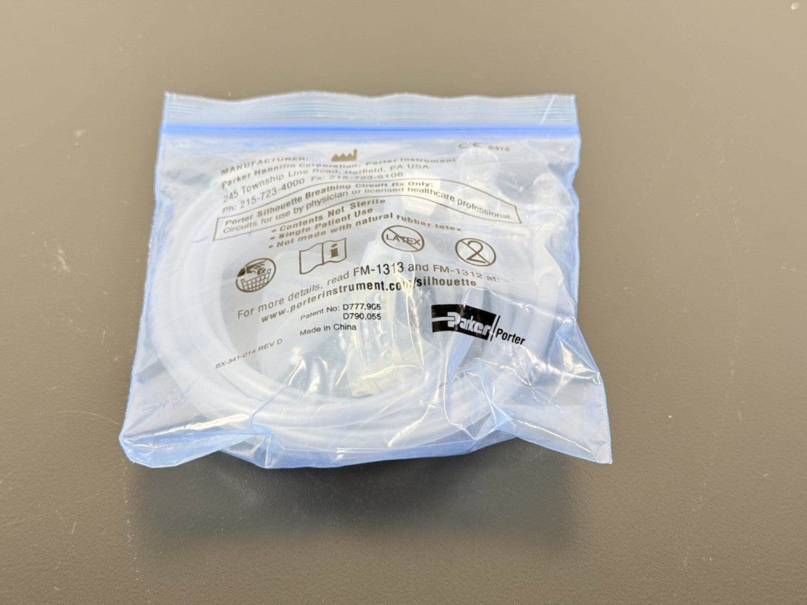 Parker Porter Silhouette Breathing Circuit Single Patient Use0