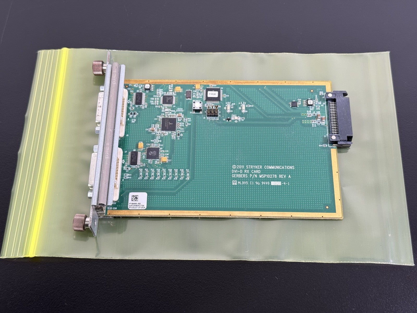 STRYKER COMMUNICATIONS DVI D RX CARD0