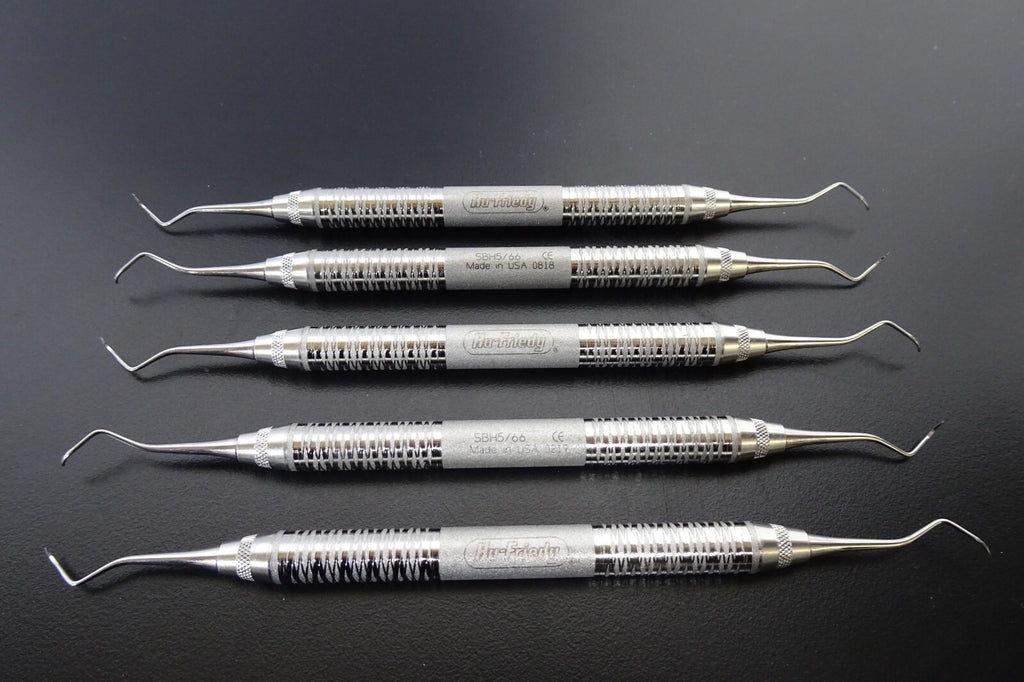 x5) HU Fridey SBH5 66 Double End Barnhart Dental Curette0