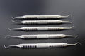 x5) HU Fridey SBH5 66 Double End Barnhart Dental Curette0