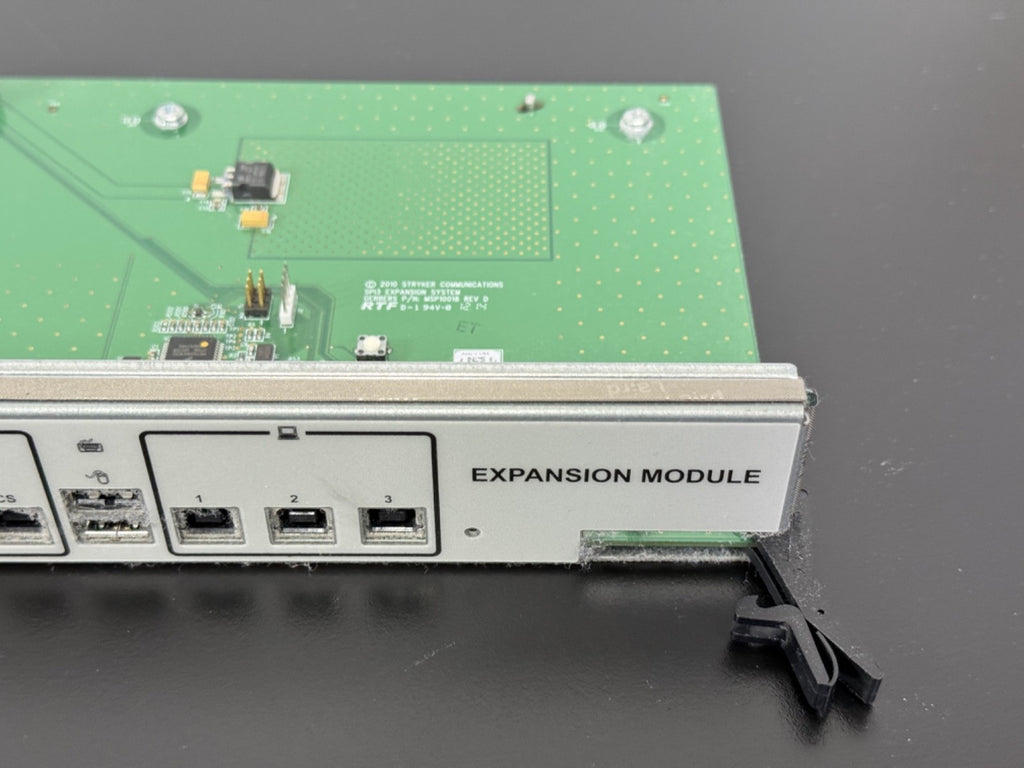 Stryker Communications SPI3 Expansion System Expansion Module MSP10018 Rev D1