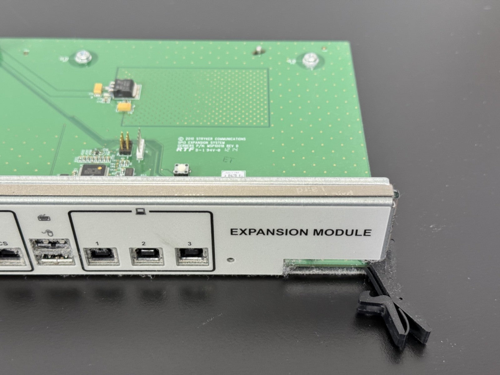 Stryker Communications SPI3 Expansion System Expansion Module MSP10018 Rev D1