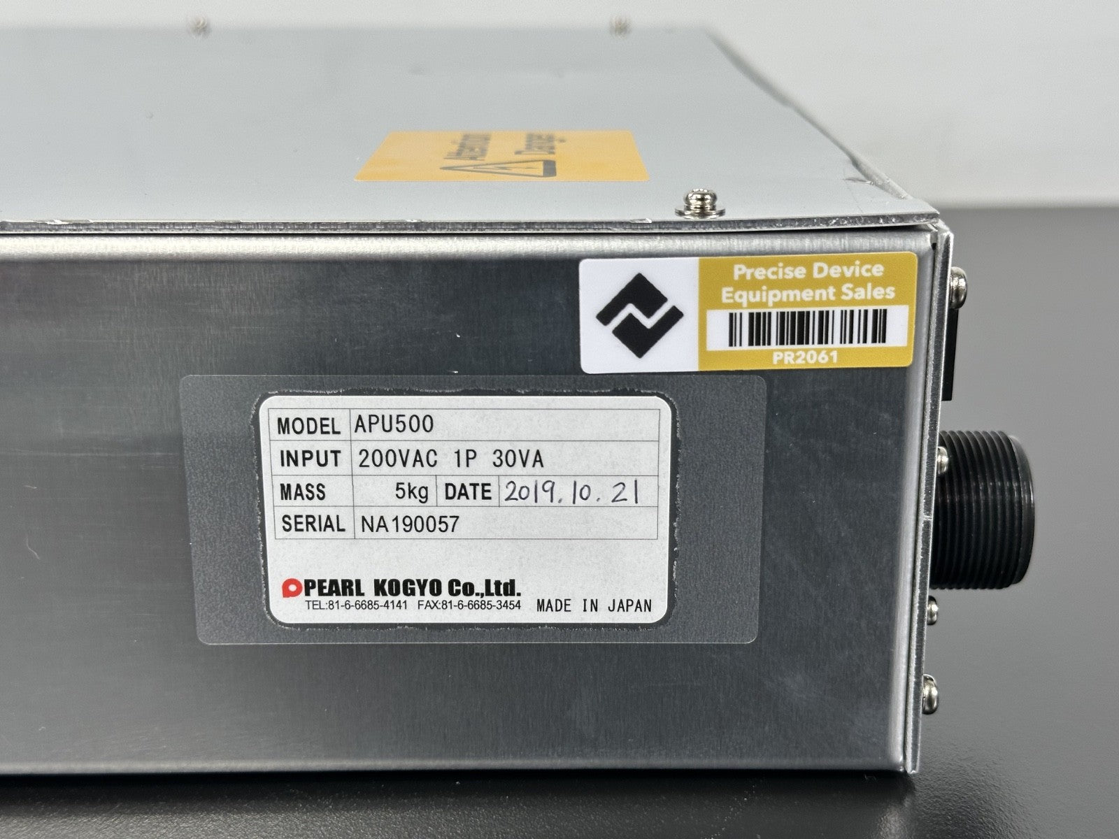 Pearl Kogyo APU500 EC1 Monitor Unit Industrial Control Module4