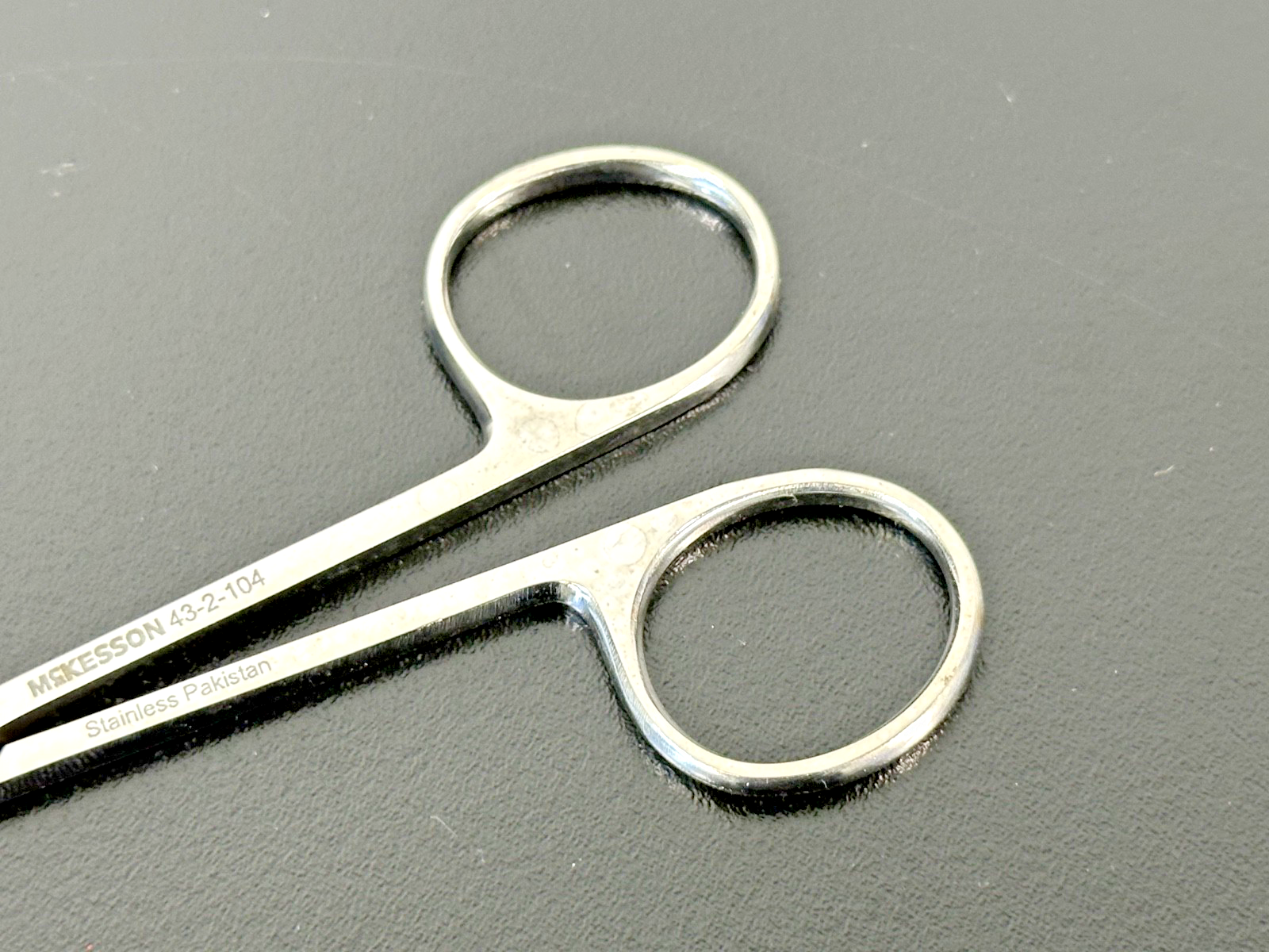 McKesson 43 2 104 Straight Iris Scissors 4.5in Stainless Steel1