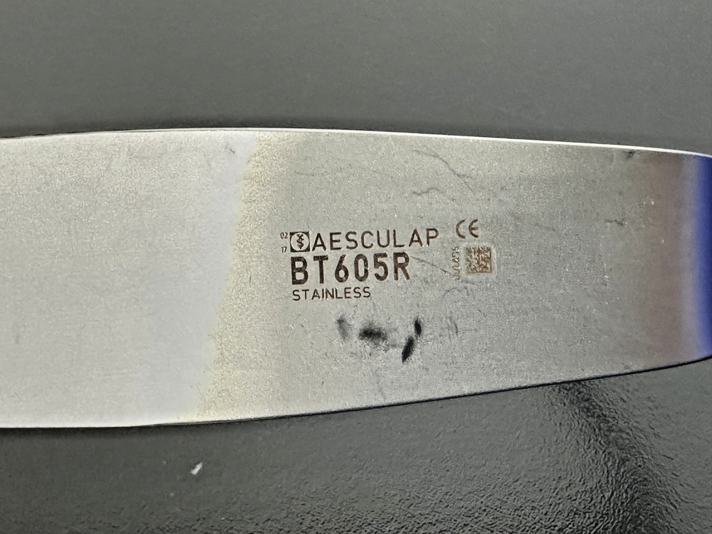 Aesculap BT605R Deaver Retractor 12 1/4" 50mm Blade Stainless Steel2