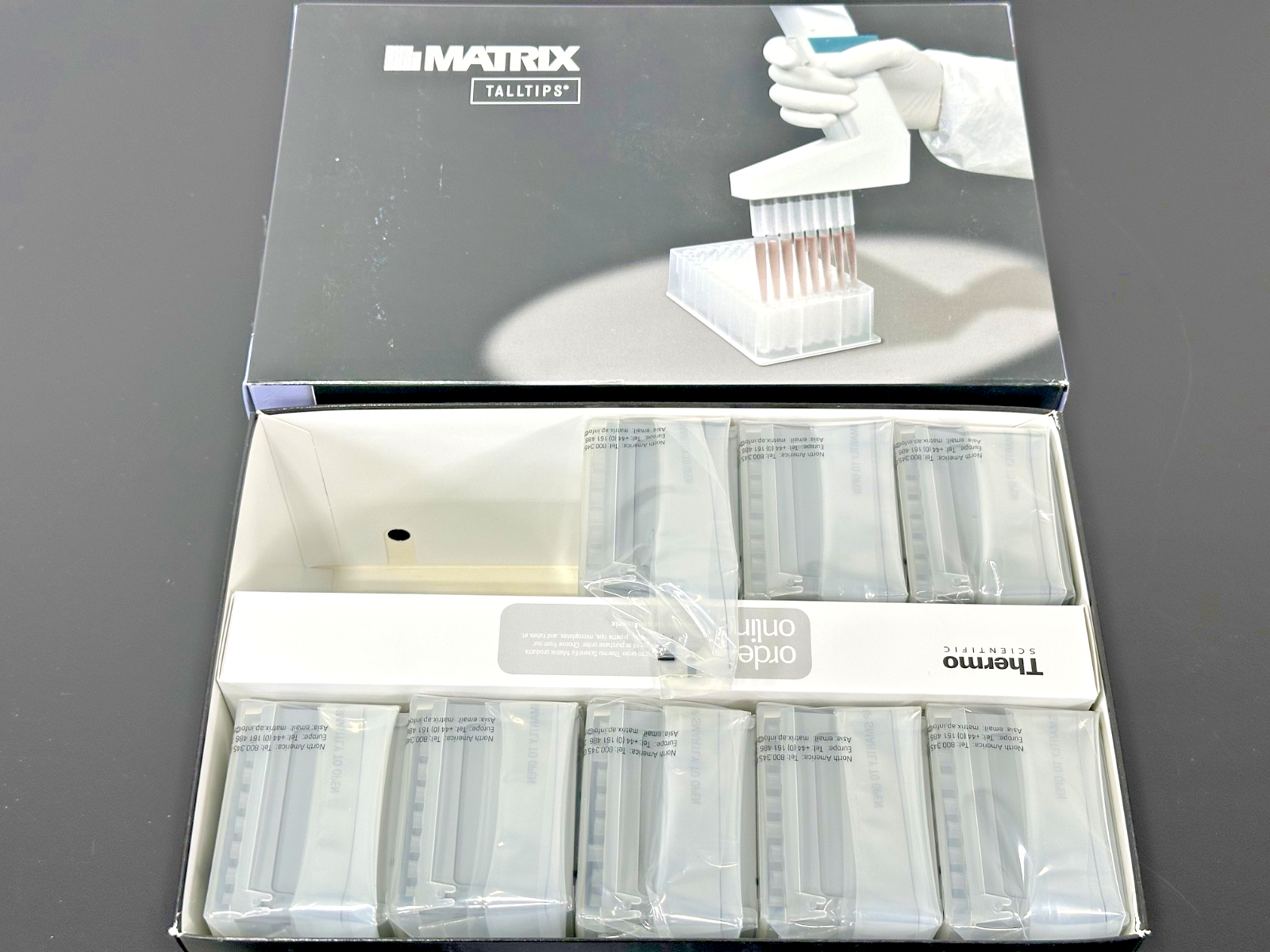 Thermo Matrix 7635 TallTips 12.5uL 40mm Sterile Filter Tips 8 Racks1