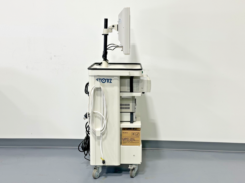 Karl Storz Xenon Nova 175 Telecam DX II Endoscopy Tower Cart Sony UP 51MD8