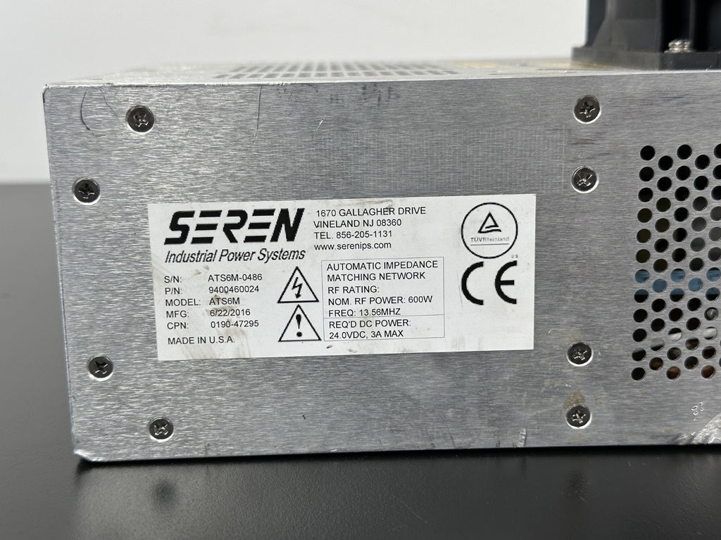 SEREN ATS6M 9400460024 600W 13.56MHz Automatic RF Matching Network Parts1