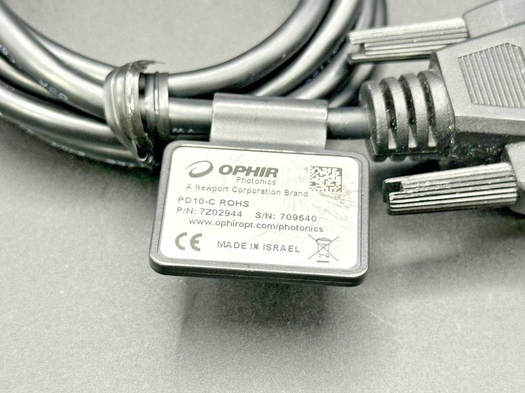 Ophir PD10-C Energy Sensor 7Z02944 w/ Juno USB Interface 7Z012505