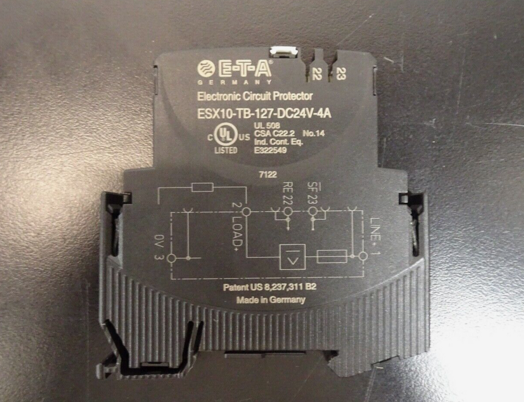 ETA ESX10 TB 127 DC24V 4A Electronic Circuit Protector1
