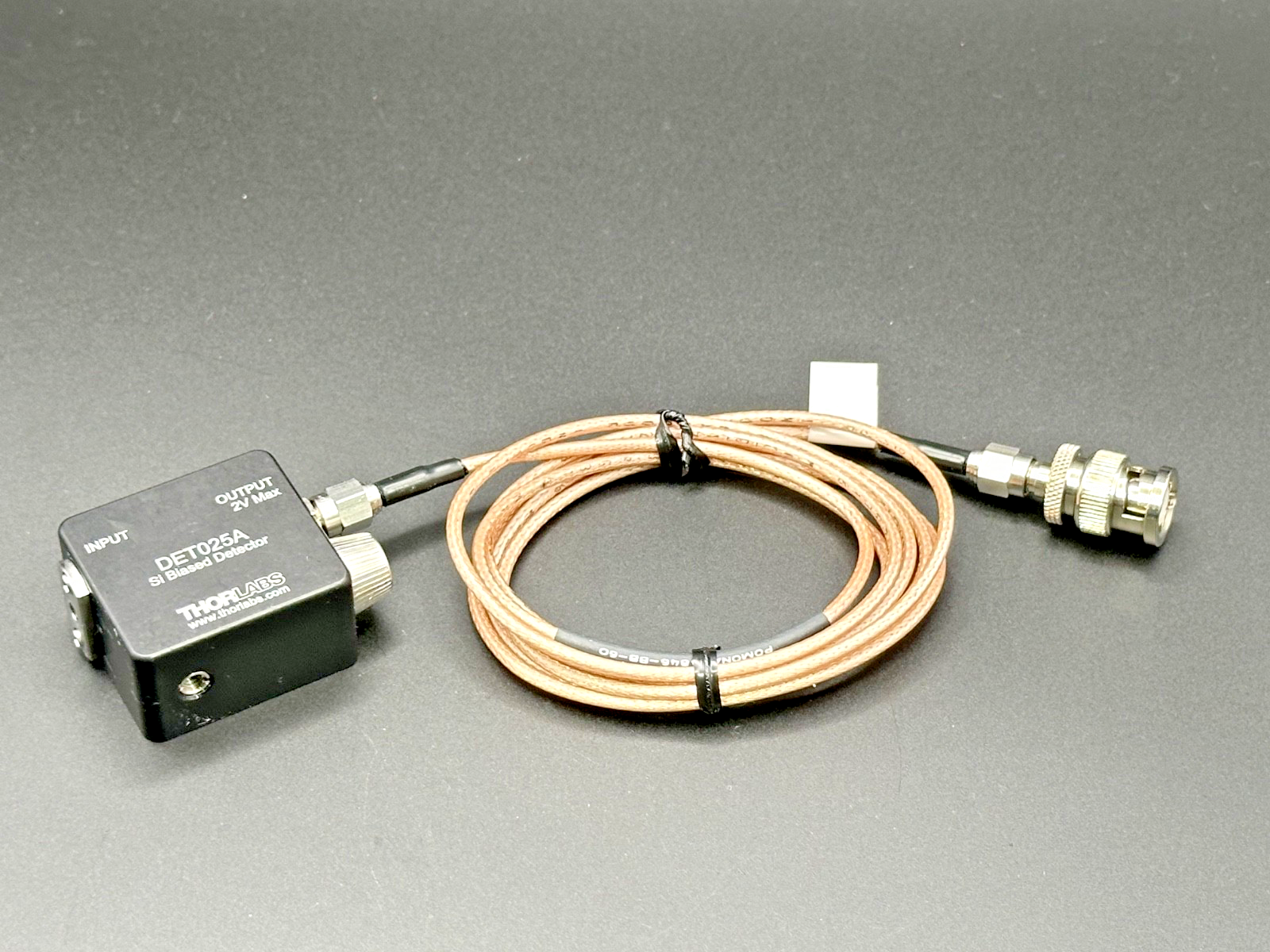 Thorlabs DET025A 2GHz Si Biased Photodetector 400–1100nm w/SMA BNC Cable0