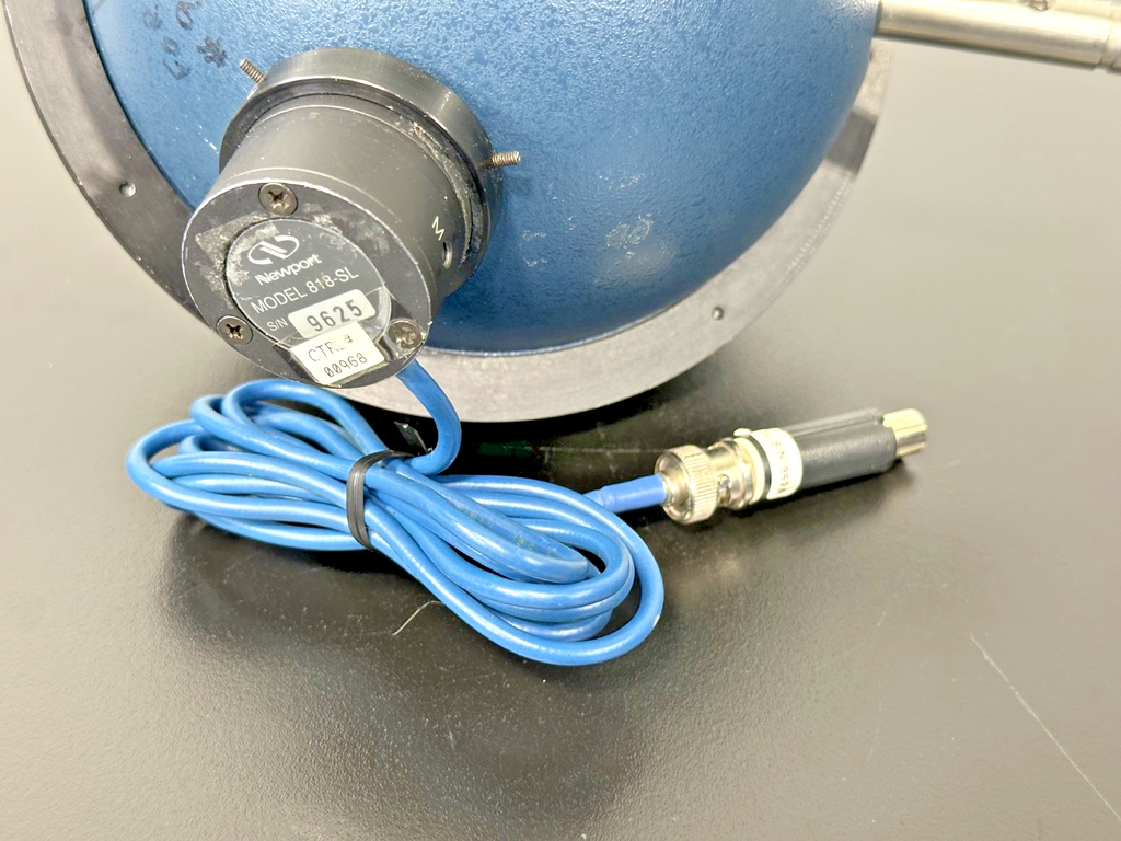 Newport Integrating Sphere w/ 818 SL Optical Detector & Cable1