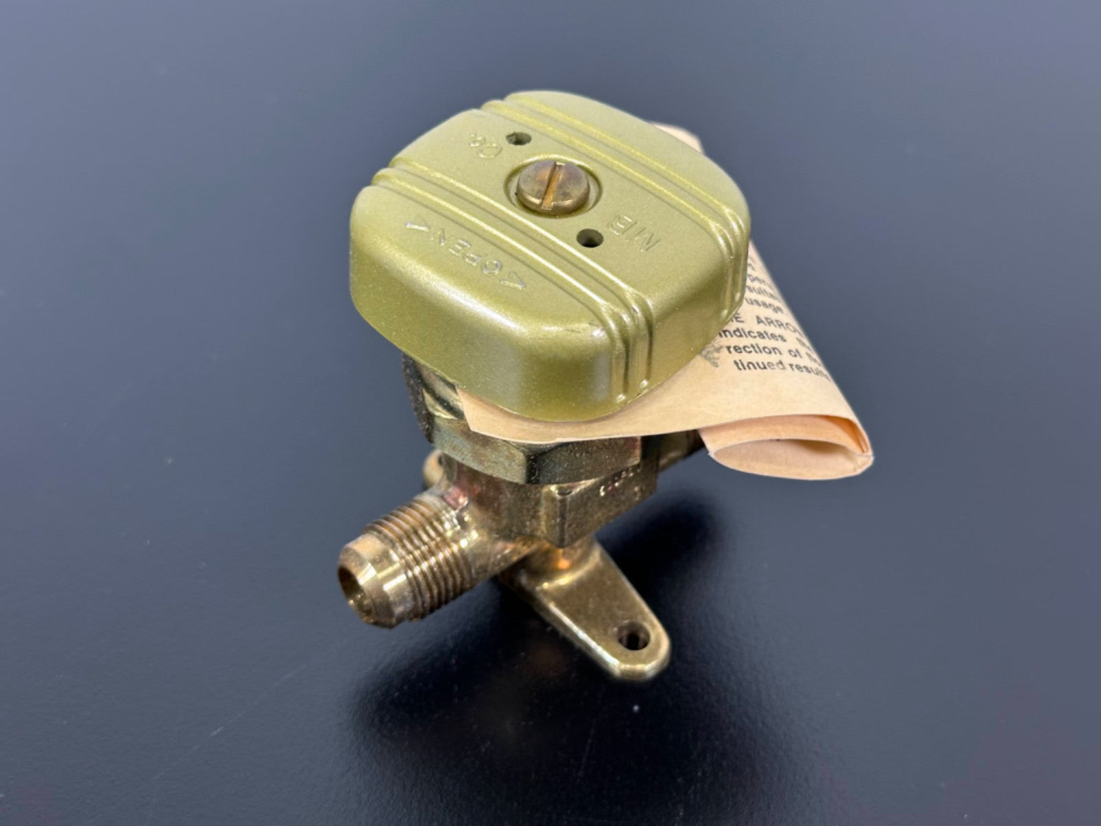 Mueller Linemaster A 14836 Packless Line Valve 1/2” Flare x Flare Refrigeration1