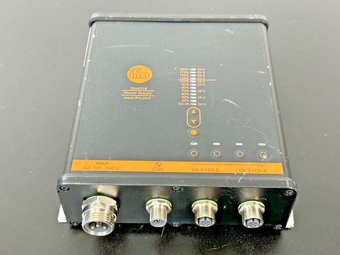 IFM DN4218 24VDC 12A 300W Industrial Power Supply IO Link IP67 Used Untested0