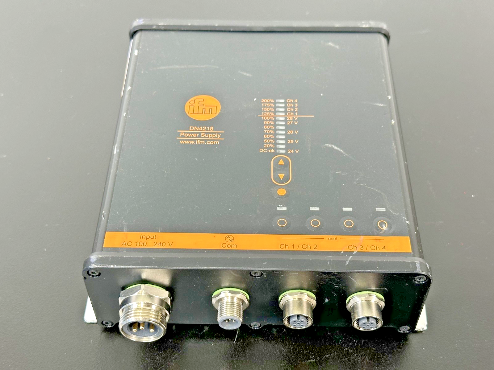 IFM DN4218 24VDC 12A 300W Industrial Power Supply IO Link IP67 Used Untested0