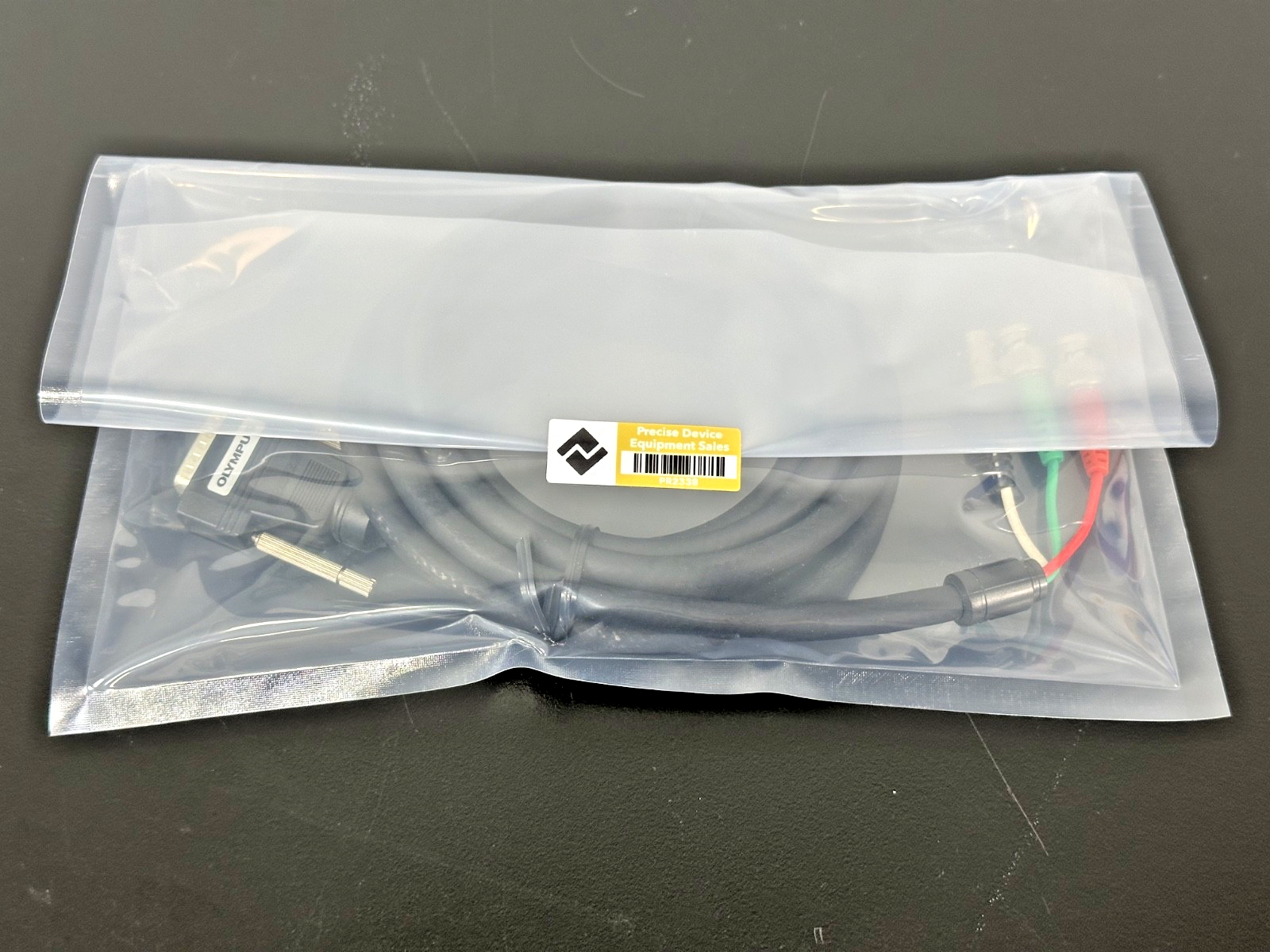 Olympus DSS 151 DB9 to Dual BNC Interface Cable Used Powers On4