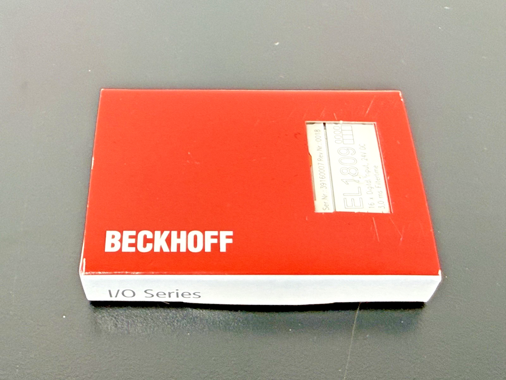 Beckhoff EL1809 EtherCAT 16 Channel Digital Input Terminal 24V DC New0