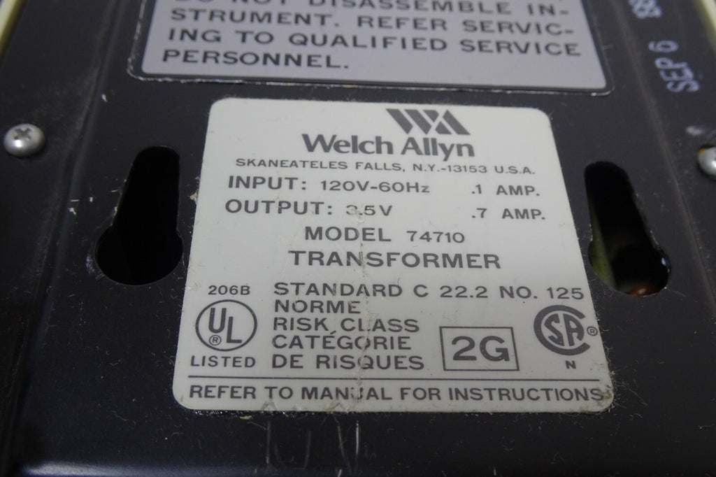 Welch Allyn 74710 Wall Transformer Otoscope Ophthalmoscope With Heads6