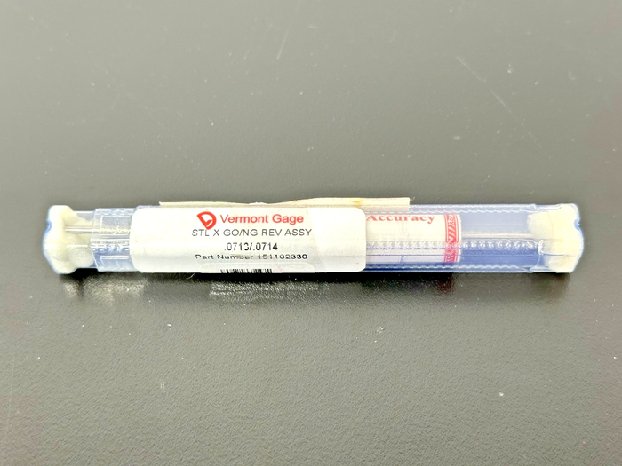 Vermont Gage 151102330 Class X GO/NO GO Pin Gage .0713/.0714