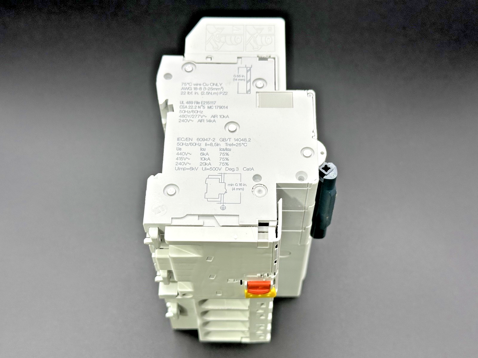 Schneider M9F42325 25A 3 Pole Breaker w/ M9V11363 Vigi C60 30mA3