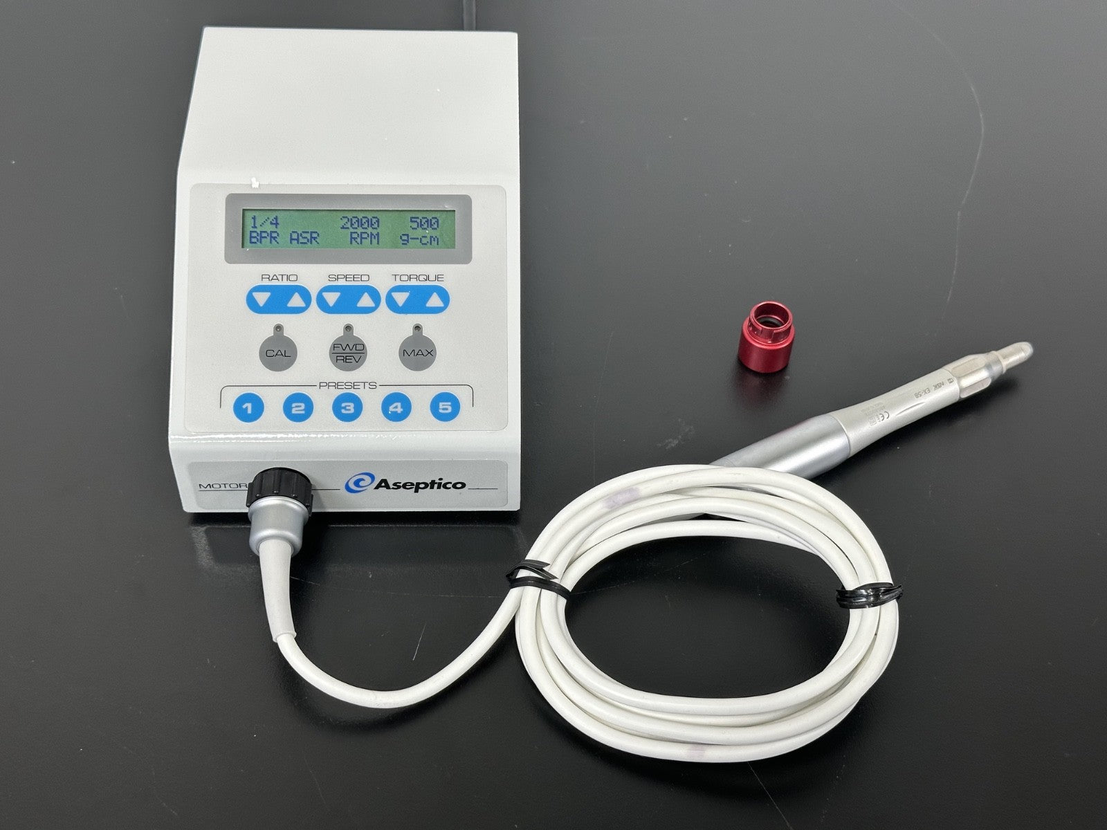 Aseptico AEU 25 Dental Motor w/ NSK EX 5B Handpiece1