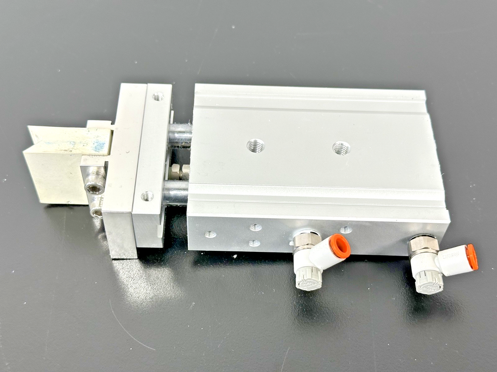 SMC 11 CXSL25TN 30 Z7 Pneumatic Cylinder w/ Auto Switches Used Untested1