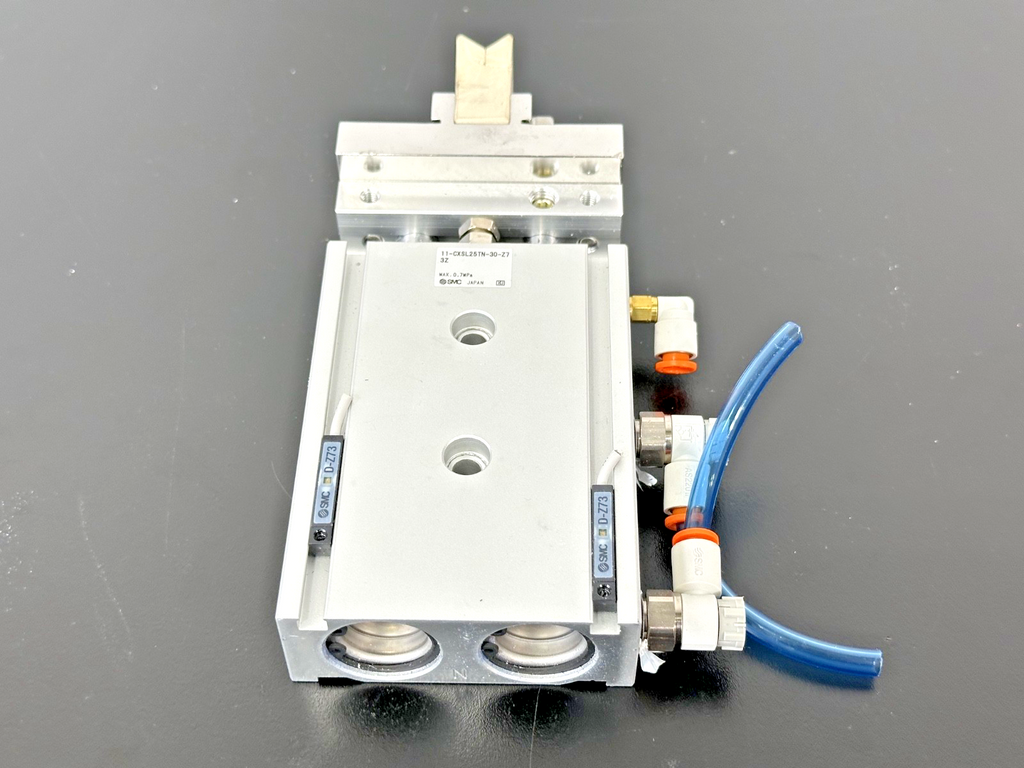 SMC 11 CXSL25TN 30 Z7 Dual Rod Pneumatic Cylinder Used Untested1