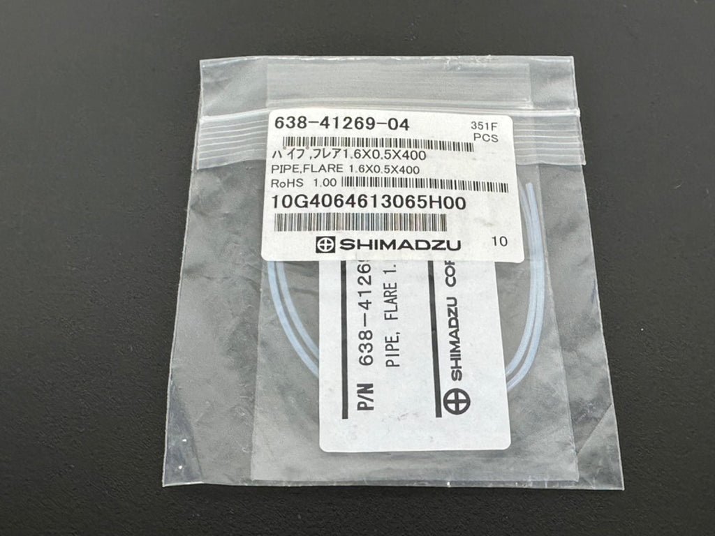 Shimadzu 638 41269 04 Pipe Flare 1.6x0.5x400 HPLC LC Tubing New Sealed0