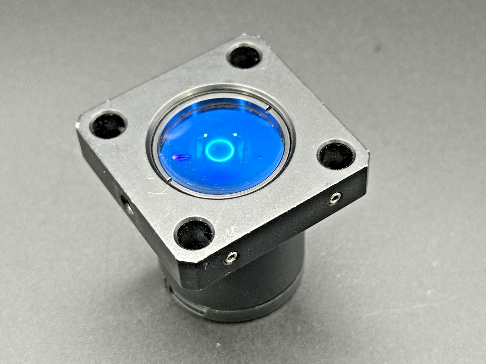 Thorlabs Coated Optical Lens in Cage Plate Lens Tube Mount w/ Cap2