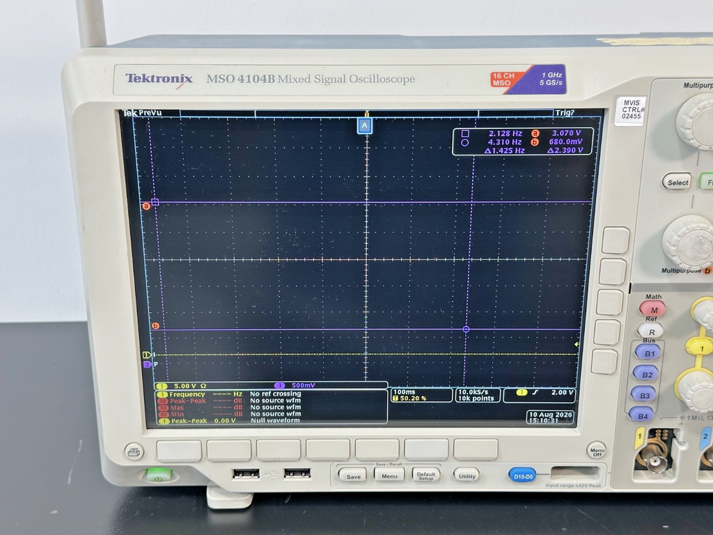 Tektronix MSO4104B 1GHz 5GS/s Mixed Signal Oscilloscope 4+16 Channel Working2