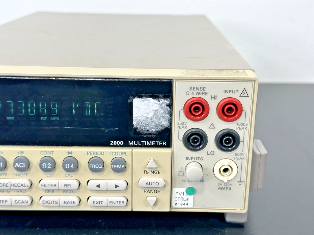 Keithley 2000 6.5 Digit Bench Digital Multimeter DMM Powers On Working2