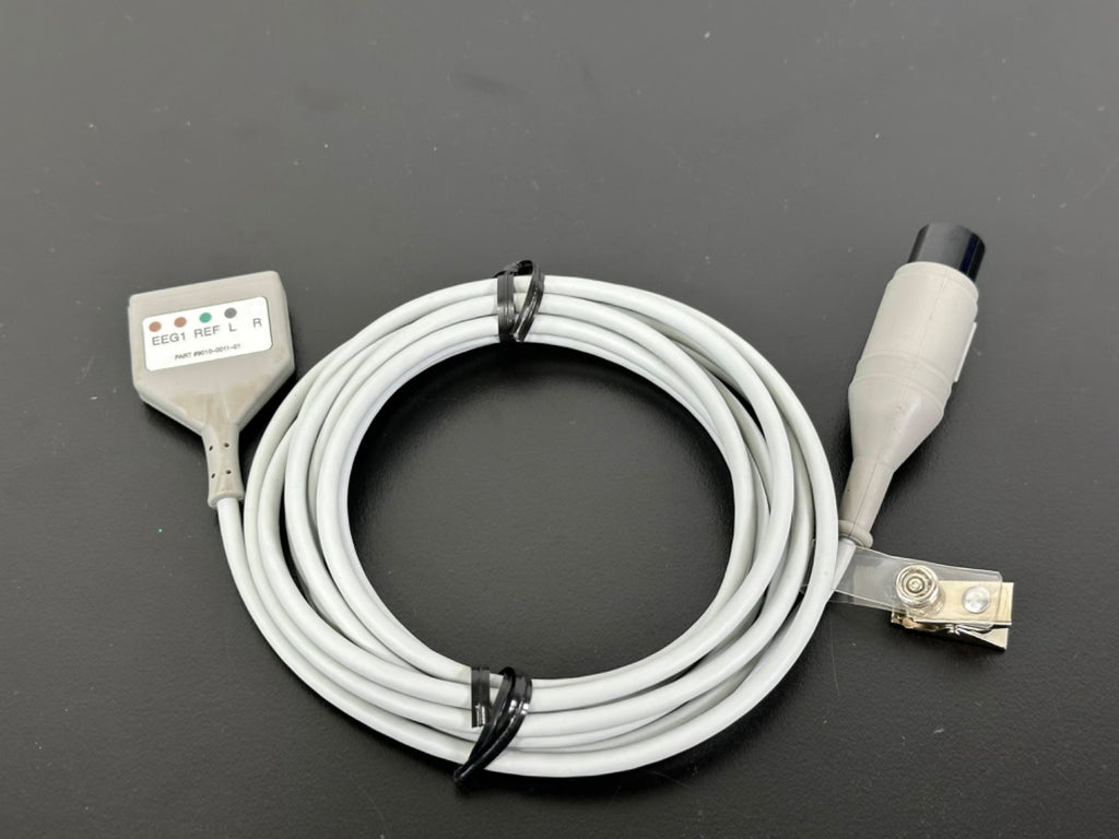 MECTA Safety Monitor Cable Part # 9010 0011 01 ECG EEG Trunk Lead Wire Gray0