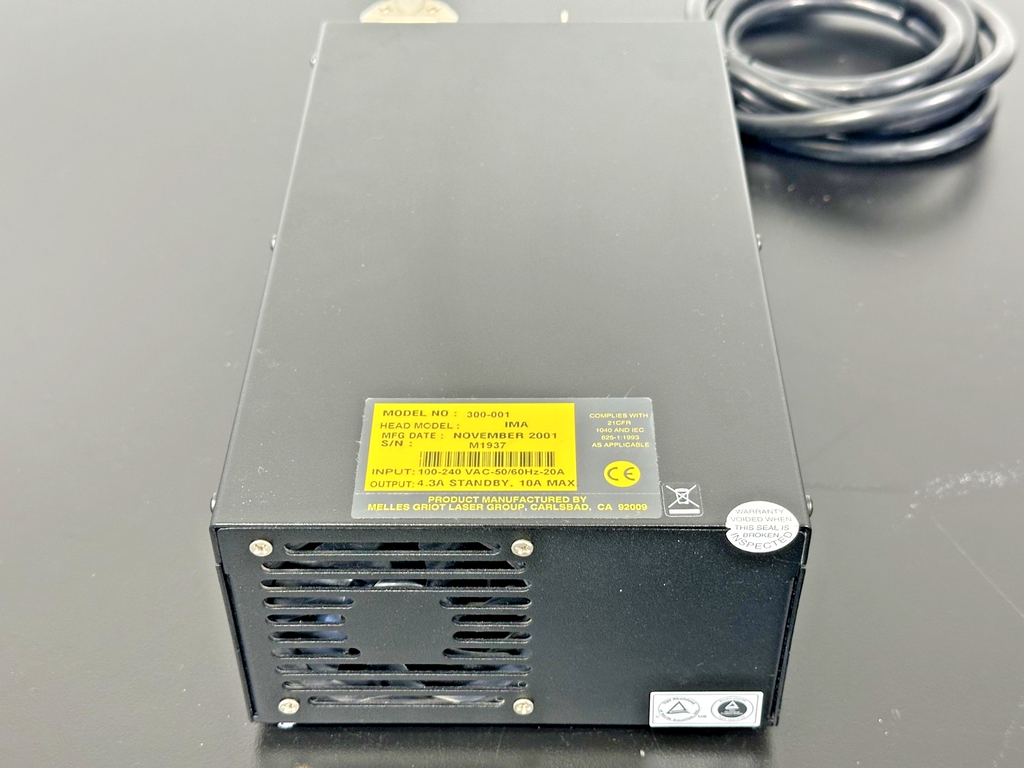 Melles Griot 300 001 IMA Laser Power Supply Controller w/ Power Cord1