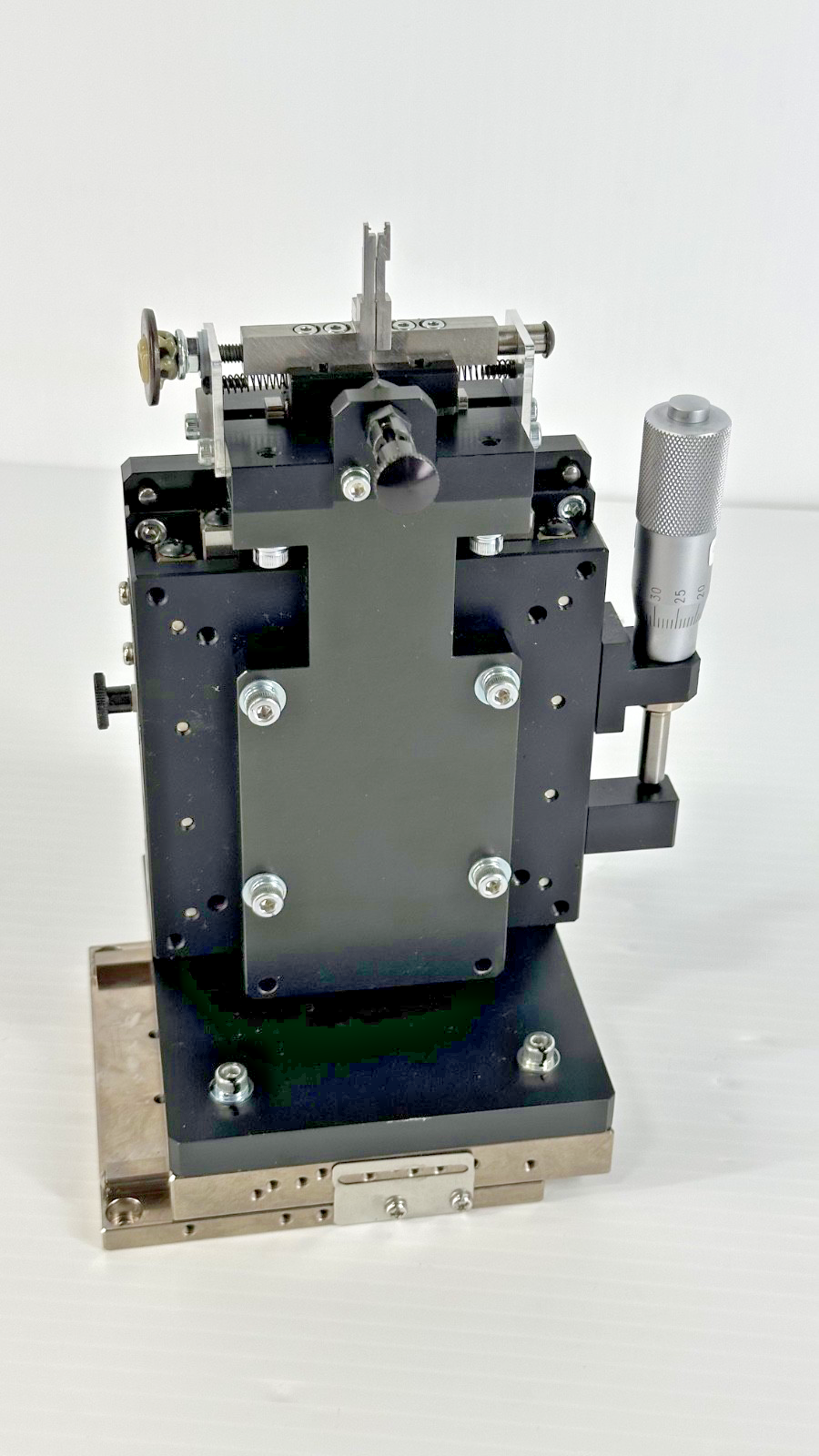 Custom Multi Axis Fiber Optic Alignment Positioning Stage w/ Micrometers2
