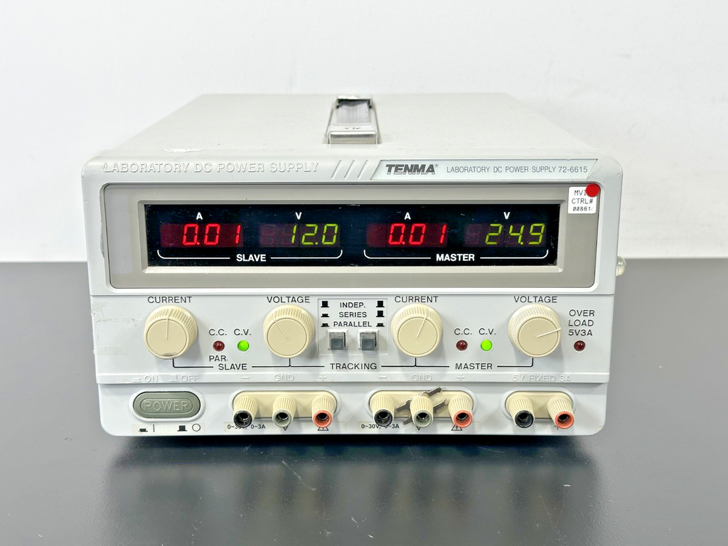 Tenma 72 6615 Triple Output 0 30V 3A Laboratory DC Power Supply Working0