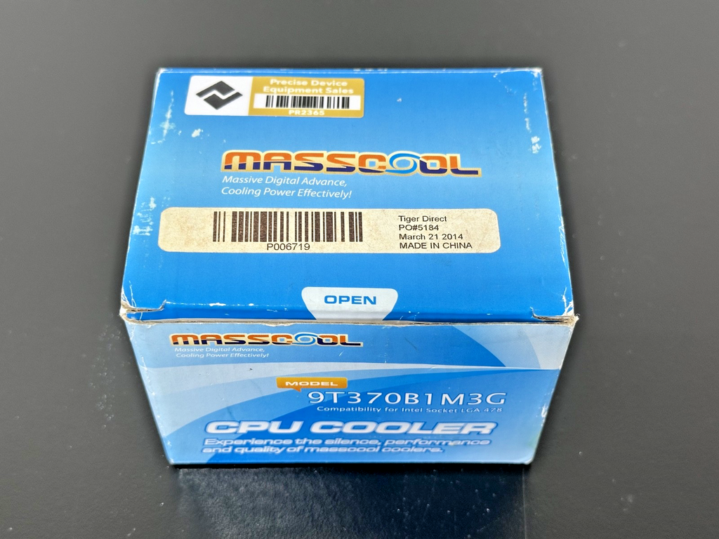 Masscool 9T370B1M3G CPU Cooler Heatsink Fan LGA 478  New Open Box3