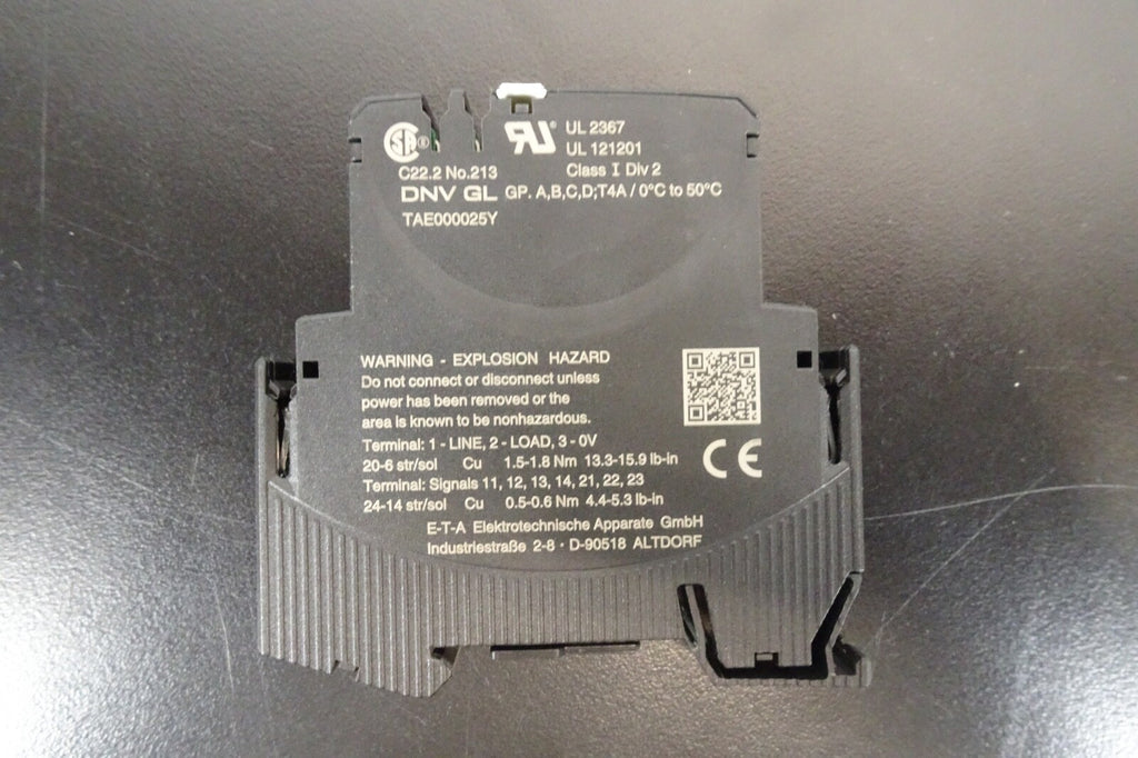 ETA ESX10 TB 127 DC24V 6A Electronic Circuit Protector2