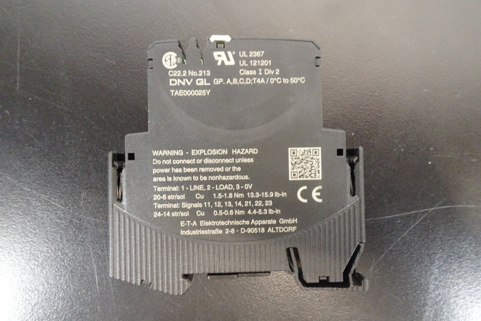 ETA ESX10 TB 127 DC24V 6A Electronic Circuit Protector2